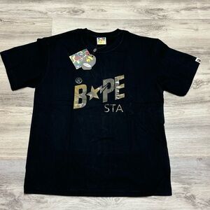 BAPESTA Green Camo Black Tee